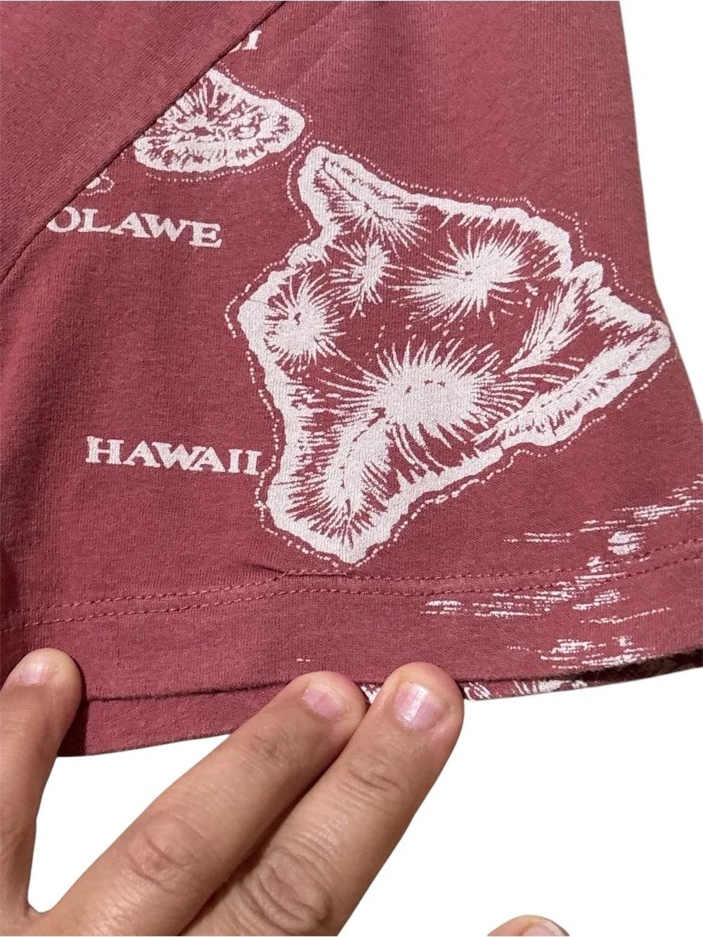 J. Crew Women's Hawaiian Island-Print Tee,Size M